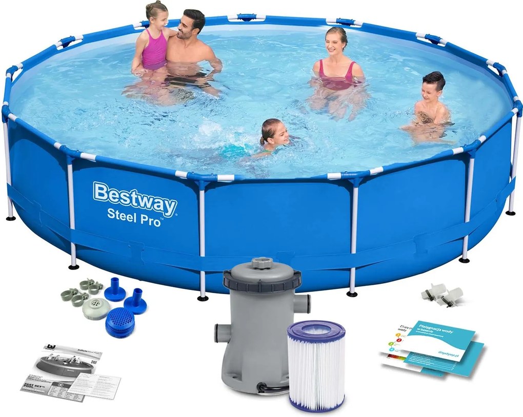 Bestway - Сглобяем басейн 396 х 84см - 5612E