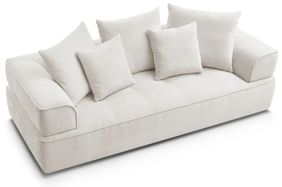 Бежов шенилов диван 237 cm Whesley – Bobochic Paris