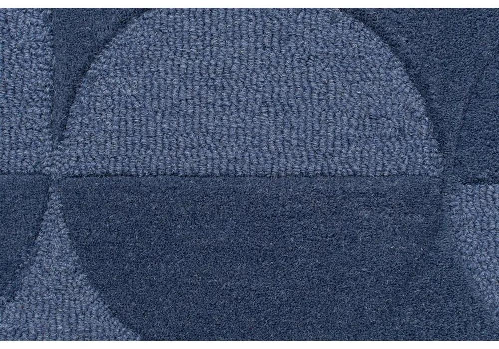 Син вълнен килим Gigi, 200 x 290 cm - Flair Rugs