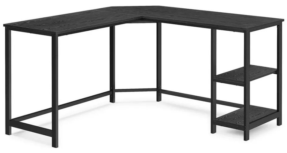 Ъглово бюро SOLEA, черно