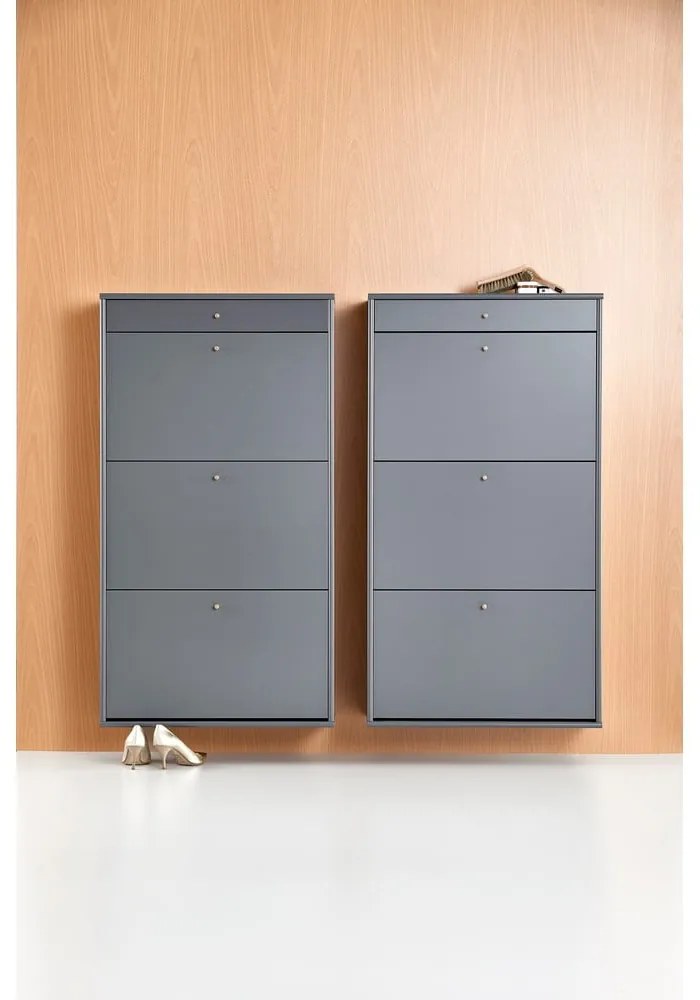 Сива закачалка за обувки с панти Mistral - Hammel Furniture