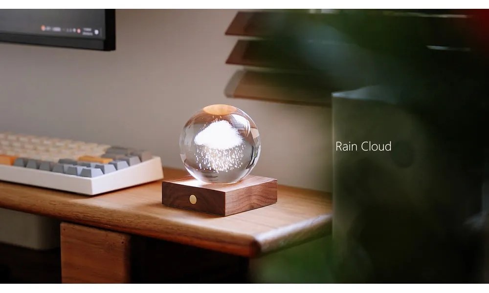 Тъмнокафява светлинна декорация с USB Amber – Gingko