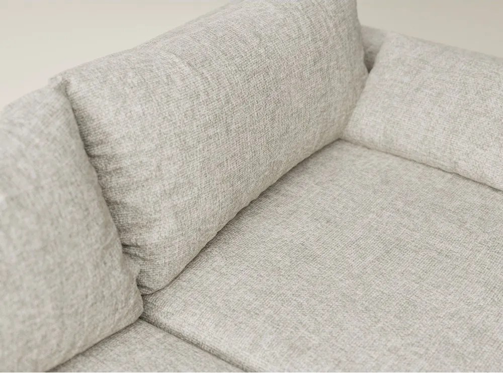 Бежов шенилов сгъваем/с място за съхранение ъглов диван (ляв ъгъл) Leon – Maison de Rêve