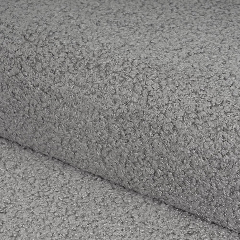 Сива табуретка от прежда с примки от букле Folding – Casa Selección