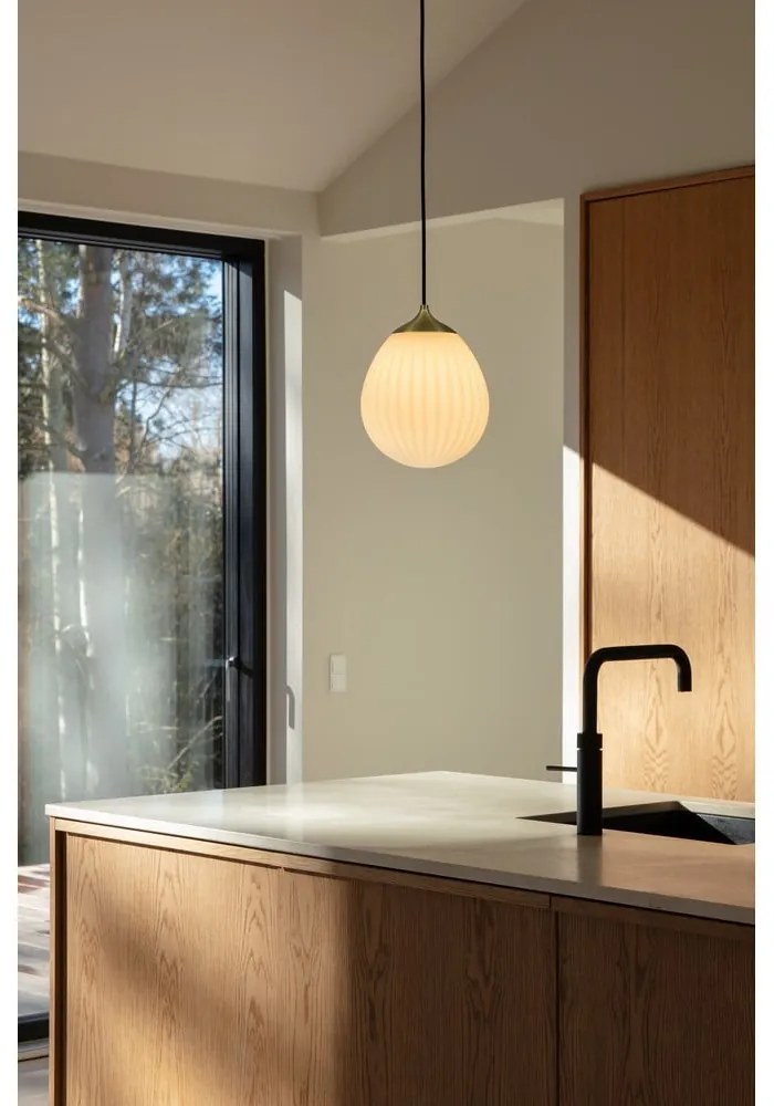 Бялo-златен абажур ø 21 cm Around the World Mini – UMAGE