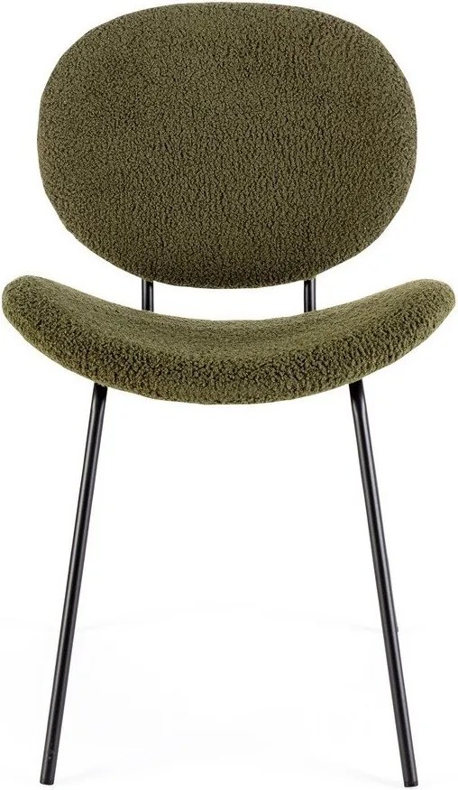 Тапициран трапезен стол в цвят каки Maddie – Yes Everyday