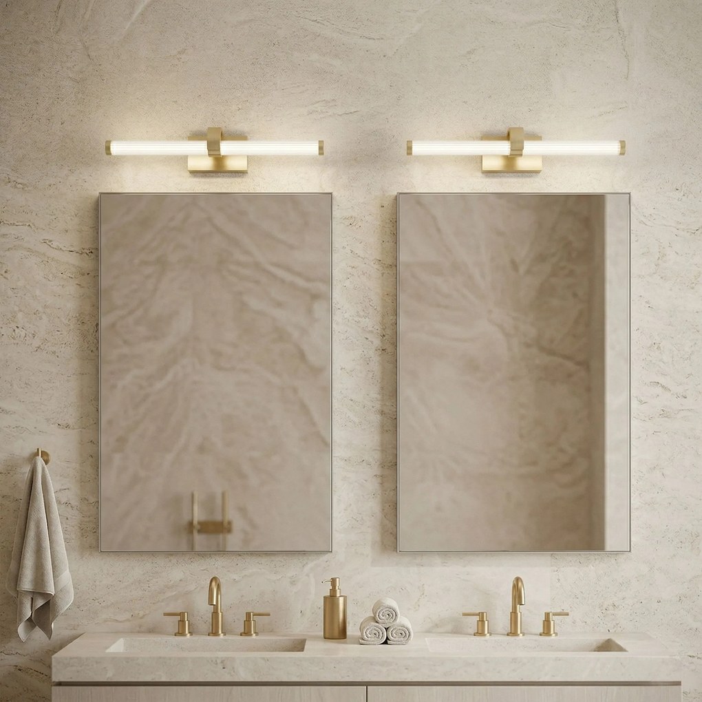 Stenen LED aplik za banya APP1885-1W 40cm BRUSH GOLD