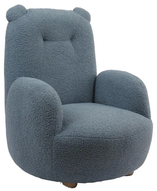 Син детски стол от букле Rocky – Vipack