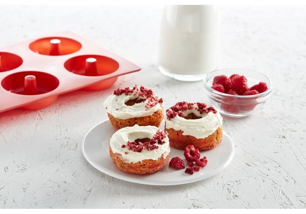 Силиконова форма за печене понички 17,5x30,5 cm – Lékué