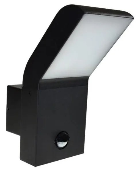 LED Външно стенна лампа с сензор LESK LED/9W/230V 4000K