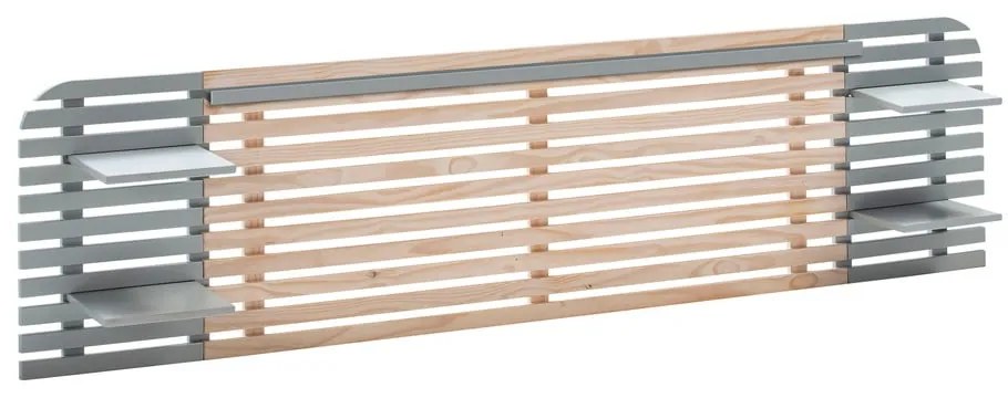 Светлосива/натурална табла от бор 240x62 cm Dimas - Marckeric