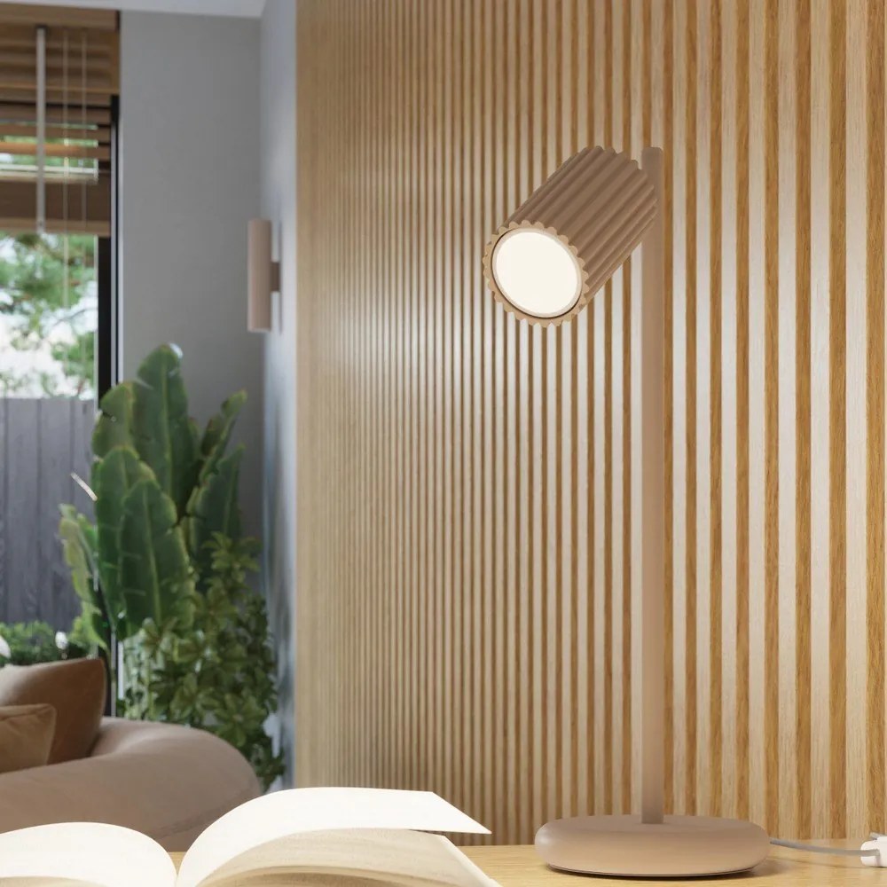 Кафяво-сиво метално висящо осветително тяло ø 19,5 cm Gleam – Sollux