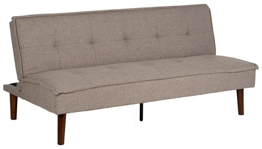 Сиво-бежов шенилов разтегателен диван 181 cm – Ixia