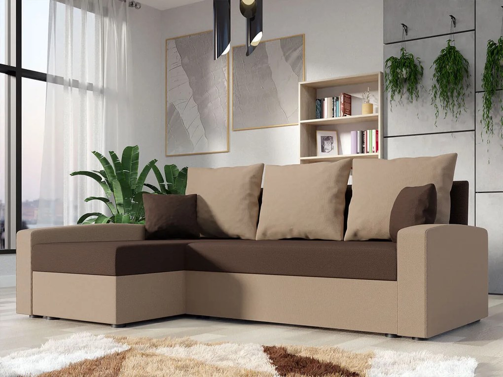 Ъглов диван Chievo-Cream