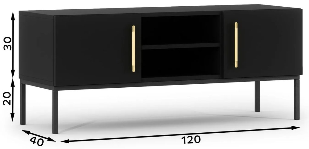 TV шкаф Lazzy-Black