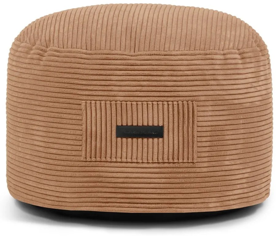 Кафява табуретка от рипсено кадифе Om 60 – SLOWDOWN