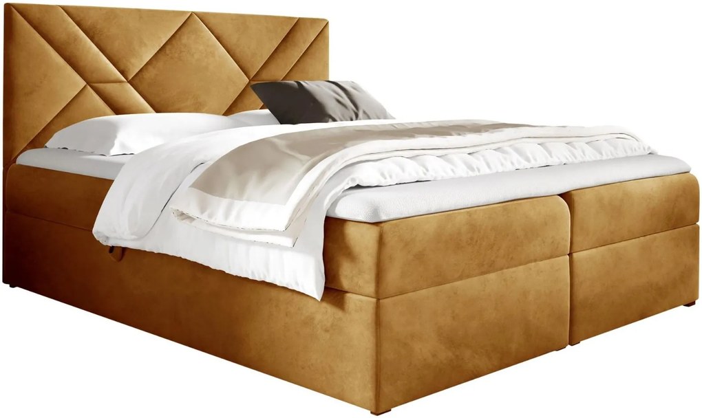 Тапицирано легло Box 6-Prasino-140 x 200