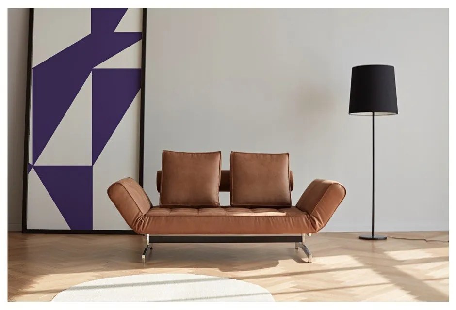 Кафява лежанка Faunal Brown Ghia Chrome - Innovation