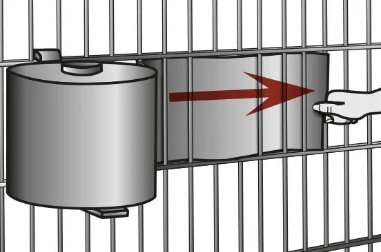 Светлосива лента за ограда 19 cm x 35 m - 1 бр.