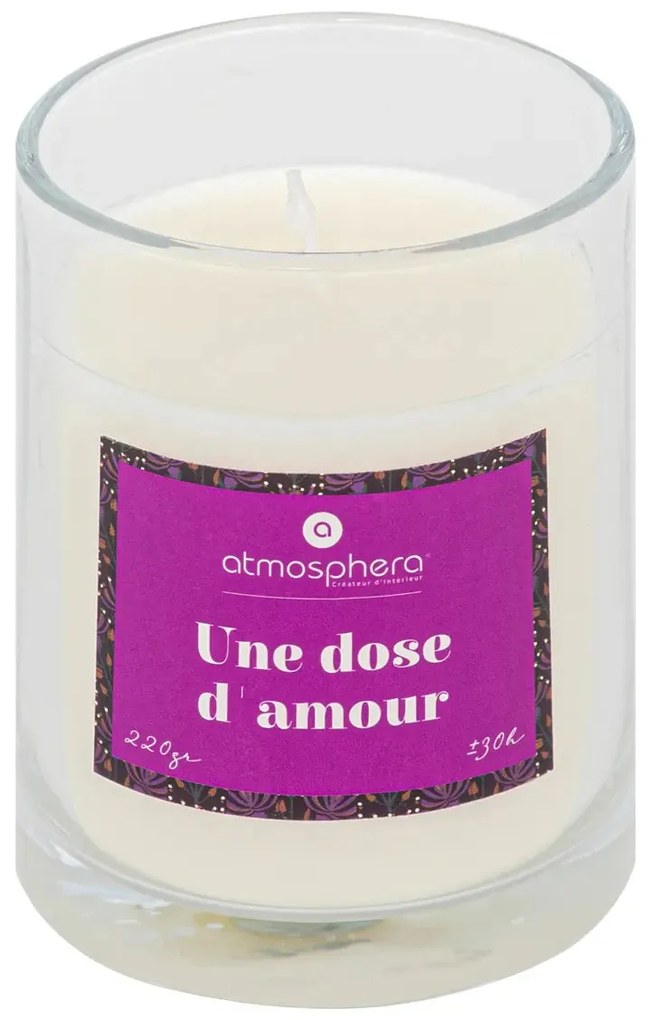 Ароматна свещ atmosphera Mily, Стъкло, 220 g - Vanilla