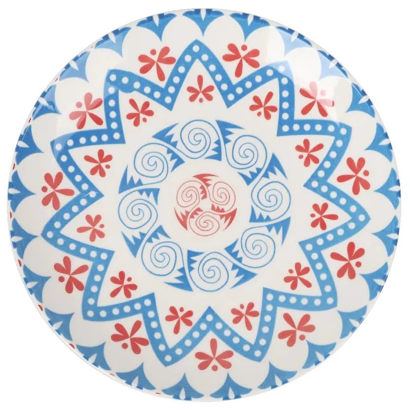 Сет японска десертна чиния LA MEDITERRANEA Kait, 20 cm, Порцелан, 6бр