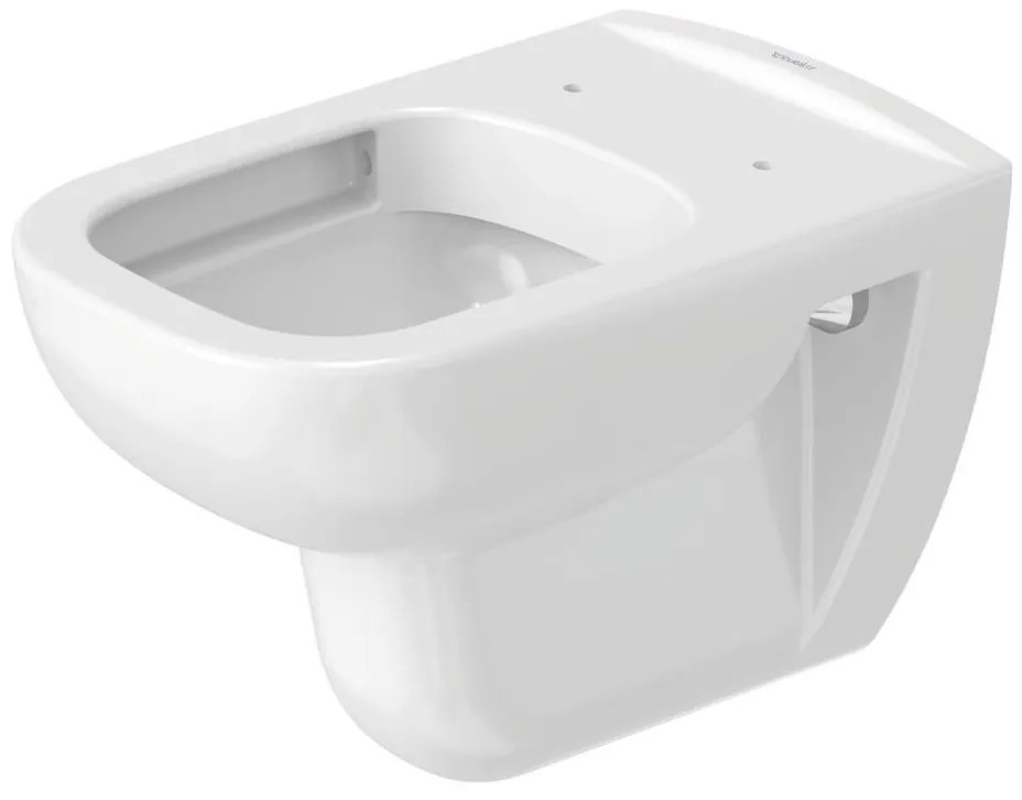 Duravit 25700920002 - Висяща безободкова тоалетна чиния D-CODE керамика/лъскаво бяло