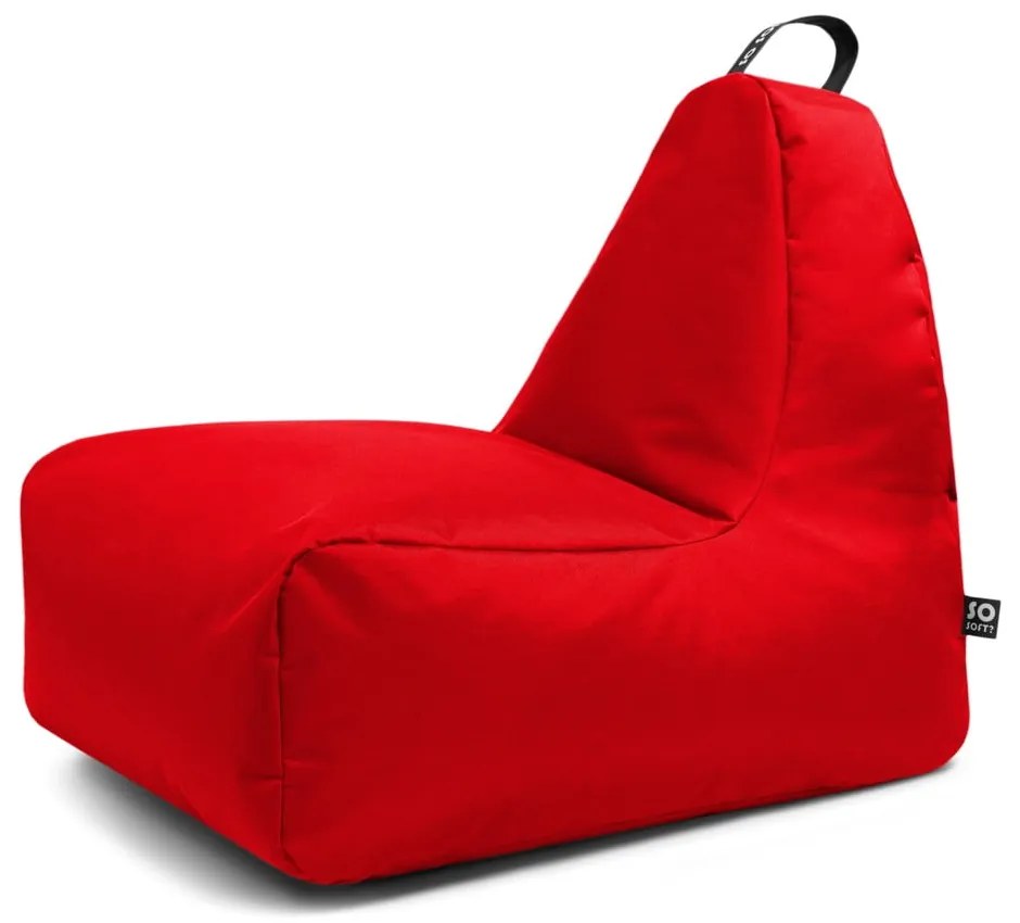 Червен пуф Chill XL – So Soft?