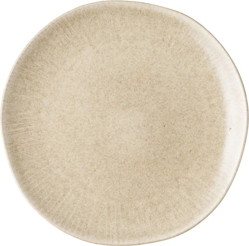 Сиво-бежови глинени чинии в комплект 4 бр. ø 21 cm Viola – House Nordic