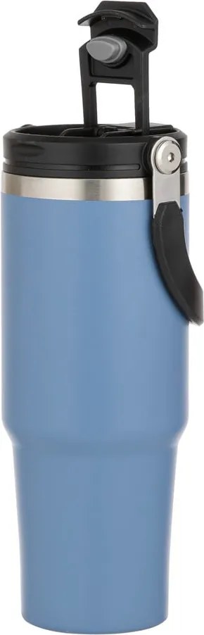 Синя бутилка за пътуване бутилка от неръждаема стомана 1 l Eco – Ladelle