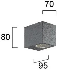 Аплика Viokef Tilos SQ H80-бял