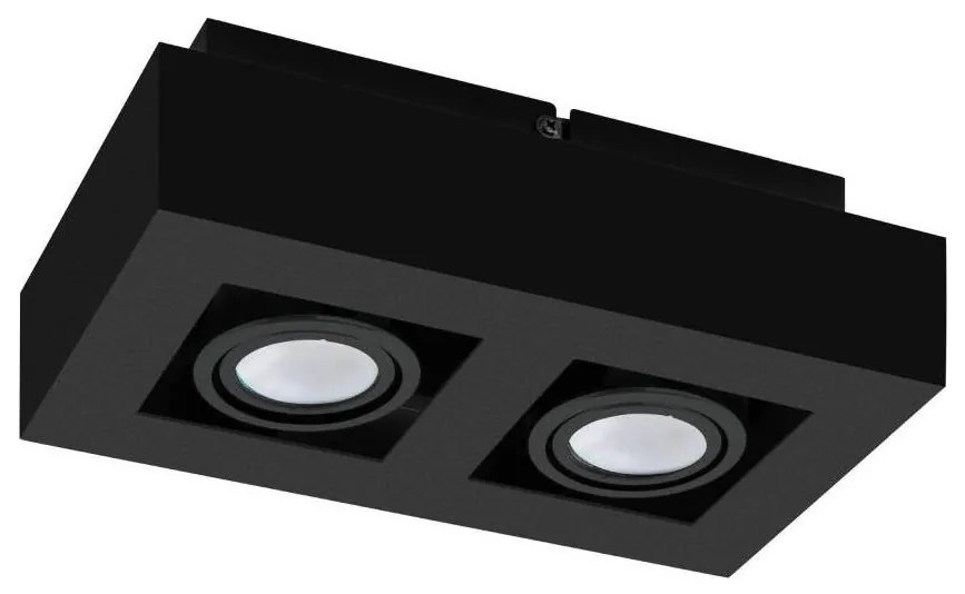 Eglo 31063 - LED спот MENDOZA 2xLED/4,7W/230V 3000K черен