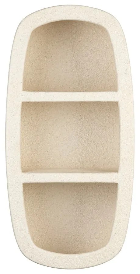 Кремав стенен рафт на няколко нива 23 cm Veda – Dutchbone