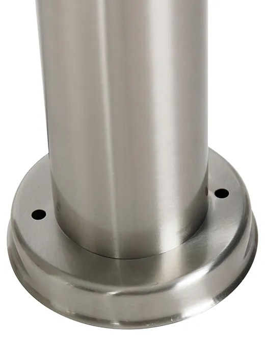 Модерна външна лампа на стълб стомана 45 см IP44 - Rox