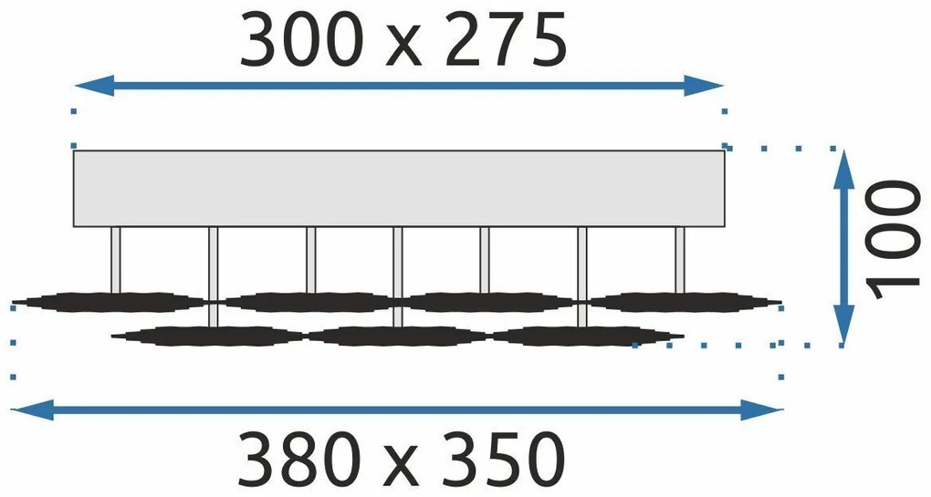 Плафон LED MS015-C Chrome