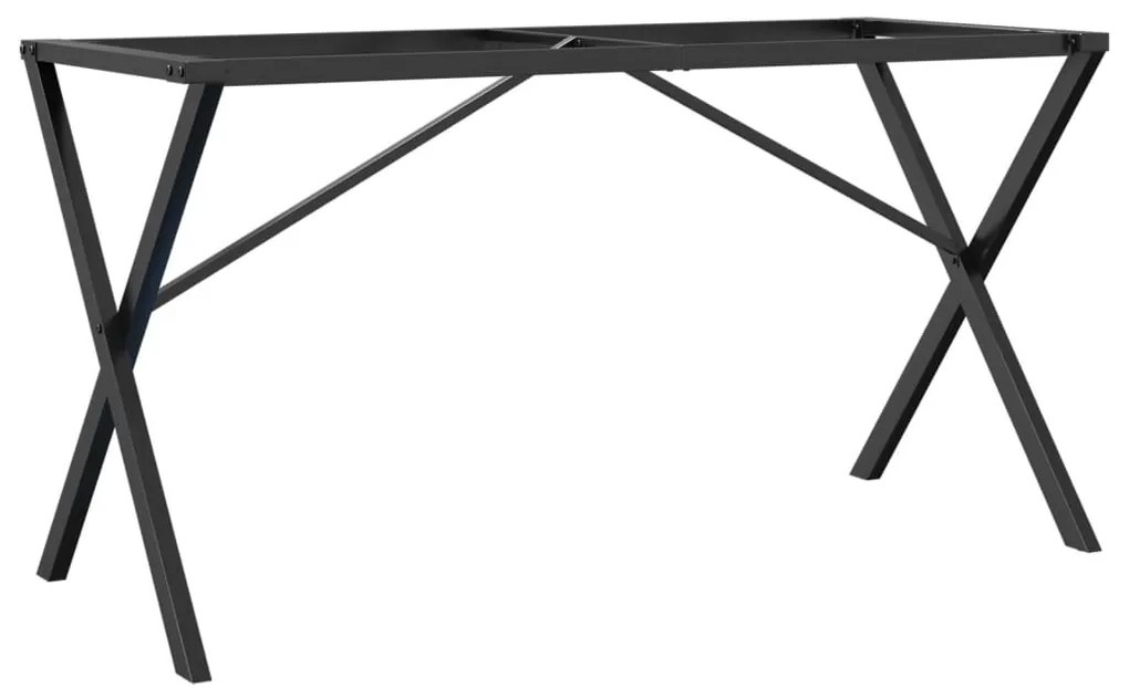 357910 vidaXL Крака за трапезна маса, X-рамка, 120x60x73 см, стомана