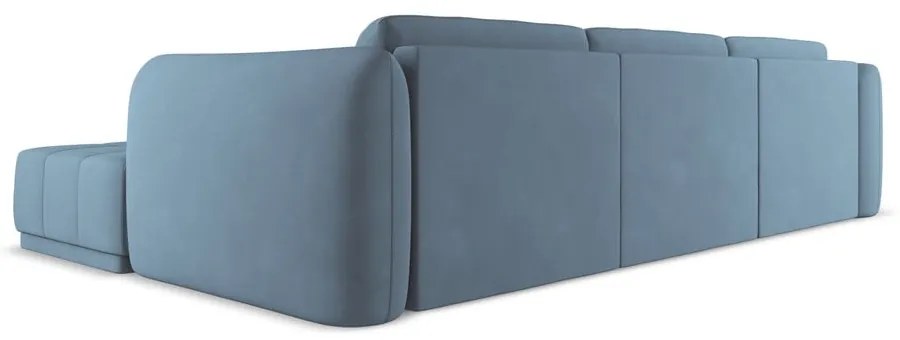 Светлосин ъглов диван (десен ъгъл) Hoku – Makamii