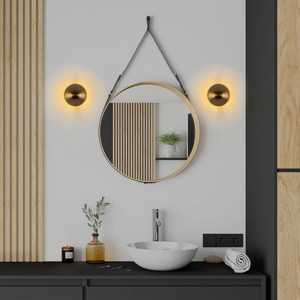 Стенна лампа в бронзов цвят ø 16 cm Fungal – Opviq lights