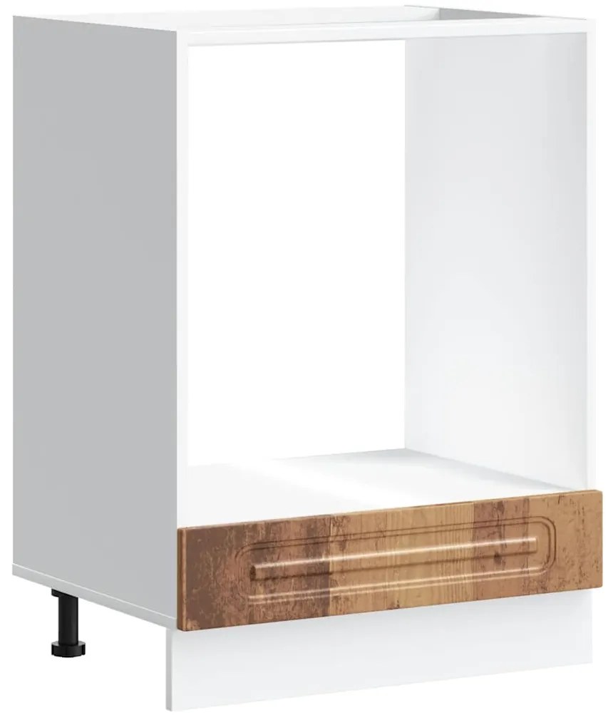 853525 vidaXL Шкаф за фурна, Kalmar, старо дърво, инженерно дърво