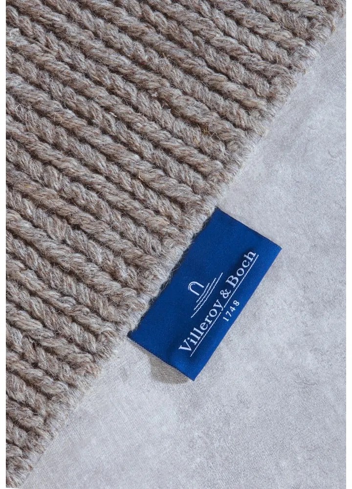 Светлокафява ръчно изработена вълнена пътека 80x200 cm Francois – Villeroy&amp;Boch