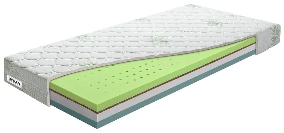 Двустранен матрак от твърда/средно твърда пяна 90x200 cm BonHarmony HR BIO - BENAB