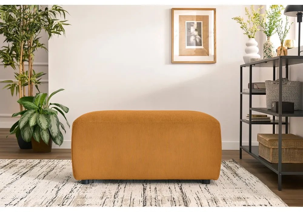 Табуретка в цвят жълта охра Enjoy – Bobochic Paris