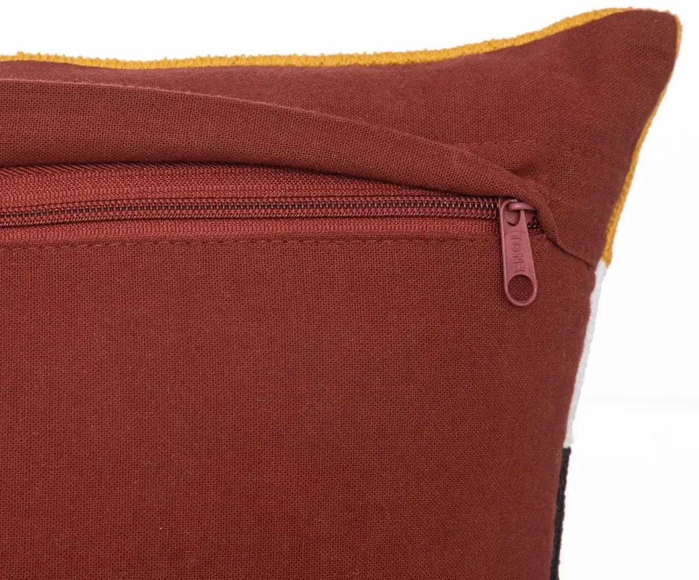 Декоративна възглавница atmosphera Hary, 30x50 cm, Бродерия - Теракота