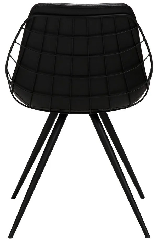 Стол за хранене от черна изкуствена кожа Sway - DAN-FORM Denmark