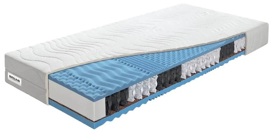 Двустранен матрак с твърда/средна пружина 120x200 cm BonFlex PLUS - BENAB