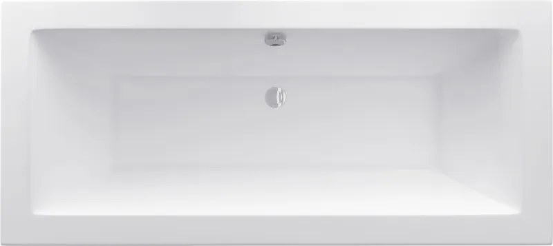 Mexen Cube правоъгълна вана 190 x 80 см с обшивка, бяла - 55051908000X