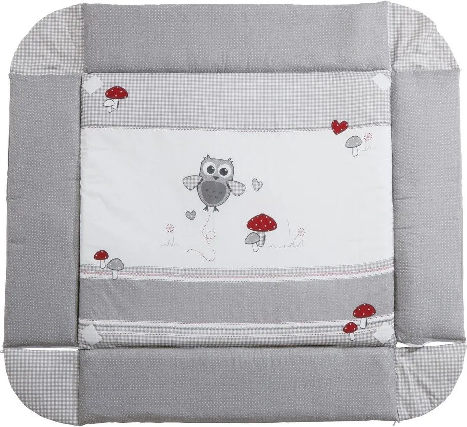 Сиво детско килимче за игра 75x85 cm Adam &amp; Eule – Roba