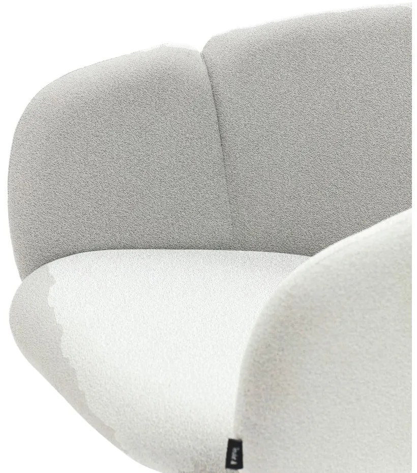 Светлосив тапициран трапезен стол Add – Teulat