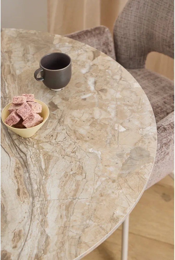 Кръгла трапезна маса с керамичен плот ø 90 cm Malta – Actona