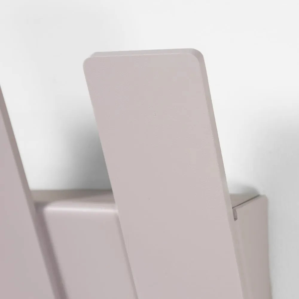 Кафяво-сива метална стенна закачалка 64 cm Angle – Spinder Design