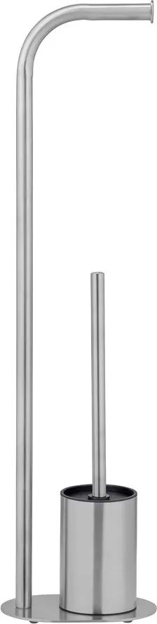 Стойка за тоалетна хартия четка за тоалетна от неръждаема стомана в матово сребрист цвят Levante – Wenko